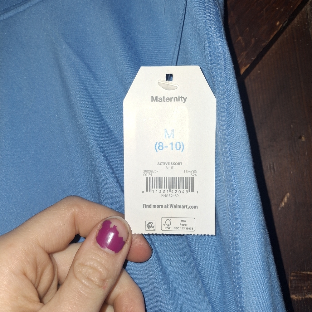 🍀3/15 Blue Women's Skirt (Maternity) - Picture 3 of 5